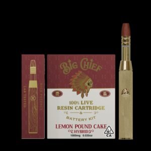 Big Chief Lemon Pound Cake 1 g THC Cartridge: