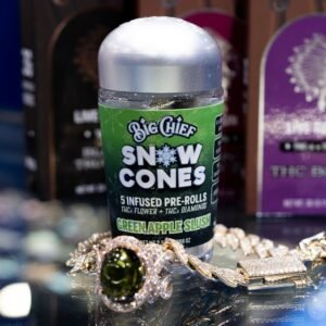 Big Chief Green Apple – Snow Cone Infused Pre-Rolls