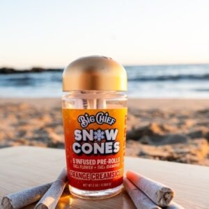 Big Chief Orange Creamsicle – Snow Cone 5-Pack Infused Pre-Rolls