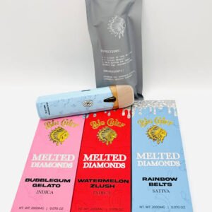 Big Chief Melted Diamonds disposable device assortment and mixed-flavor boxes