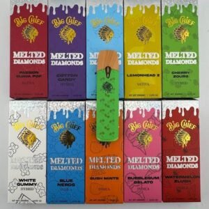 Big Chief Melted Diamonds mixed flavors lineup of ten 2G disposable devices