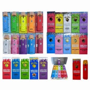 Big Chief 2G Melted Diamonds disposable flavors and packaging collage