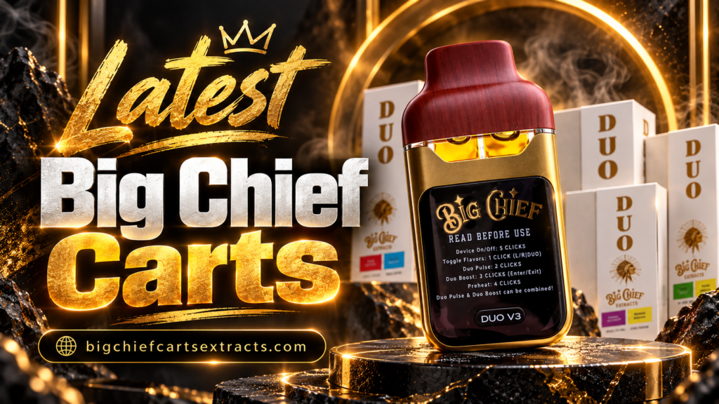 Latest Big Chief Carts V3 Duo editorial thumbnail with device and site address